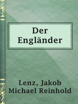 cover image of Der Engländer